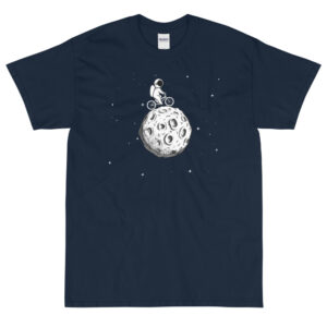 Camiseta - Ciclista en la luna
