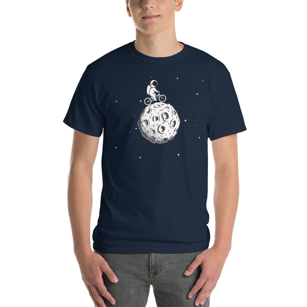 Camiseta - Ciclista en la luna
