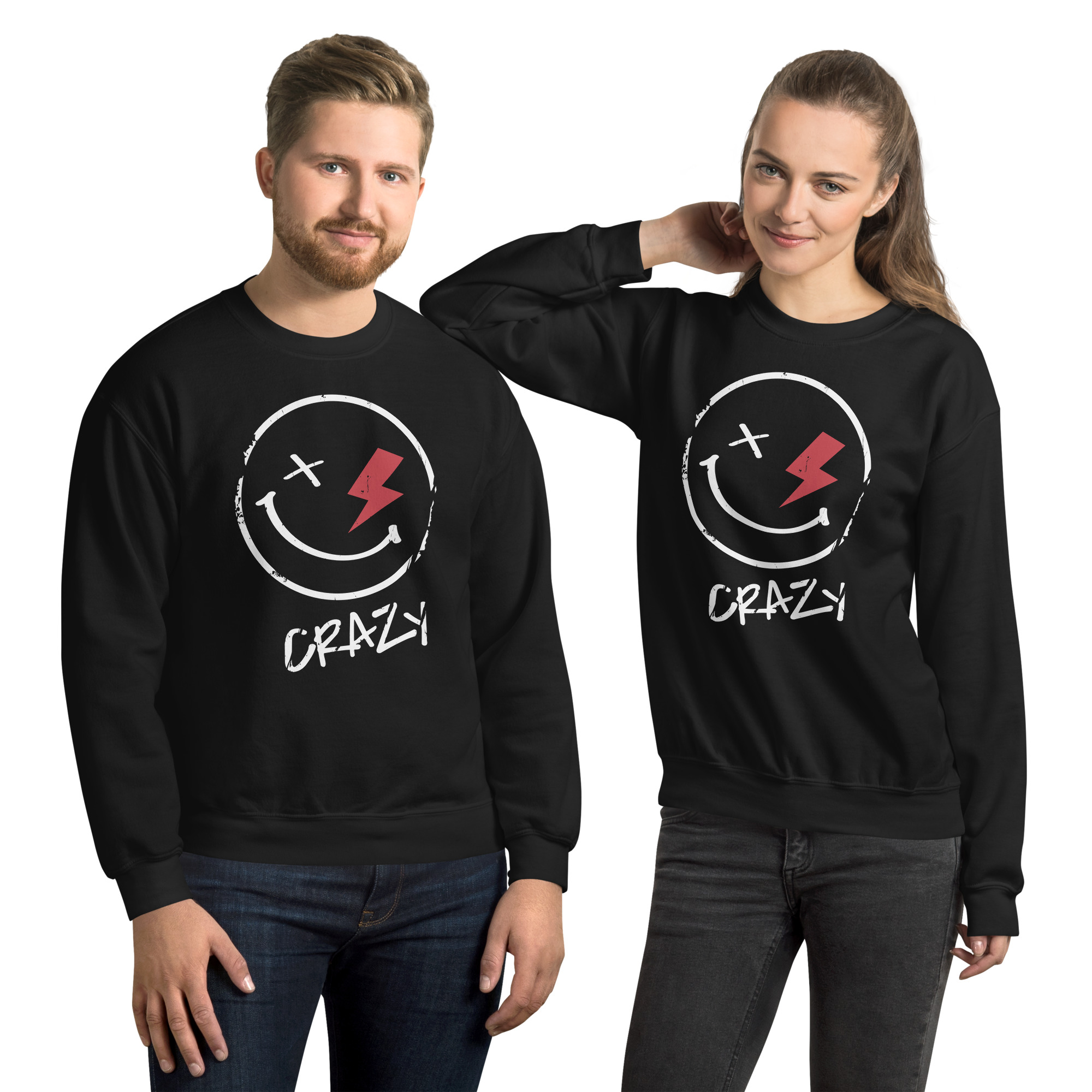 Sudadera unisex - Crazy smile