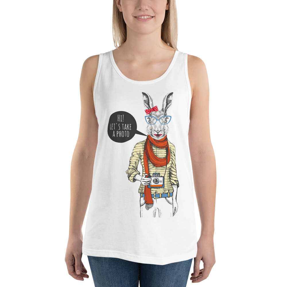 Camiseta - Conejo con cámara
