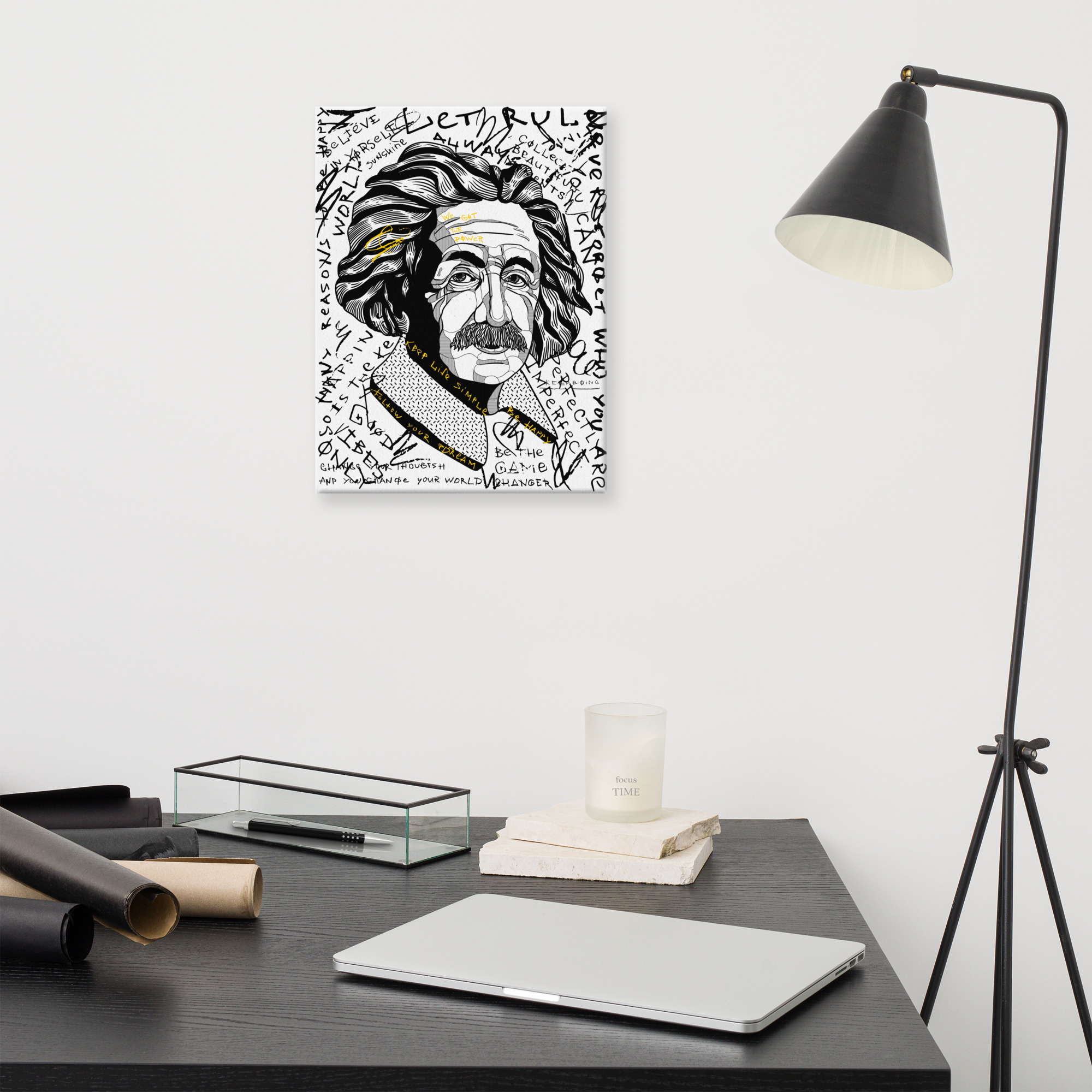 Lienzo - Einstein