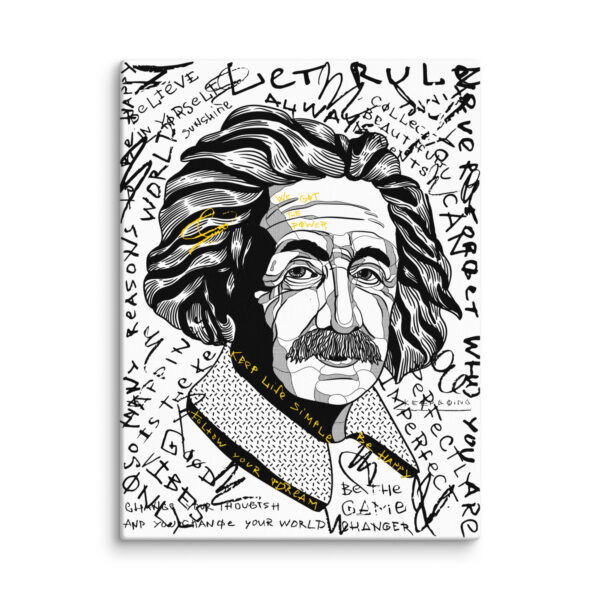 Lienzo - Einstein