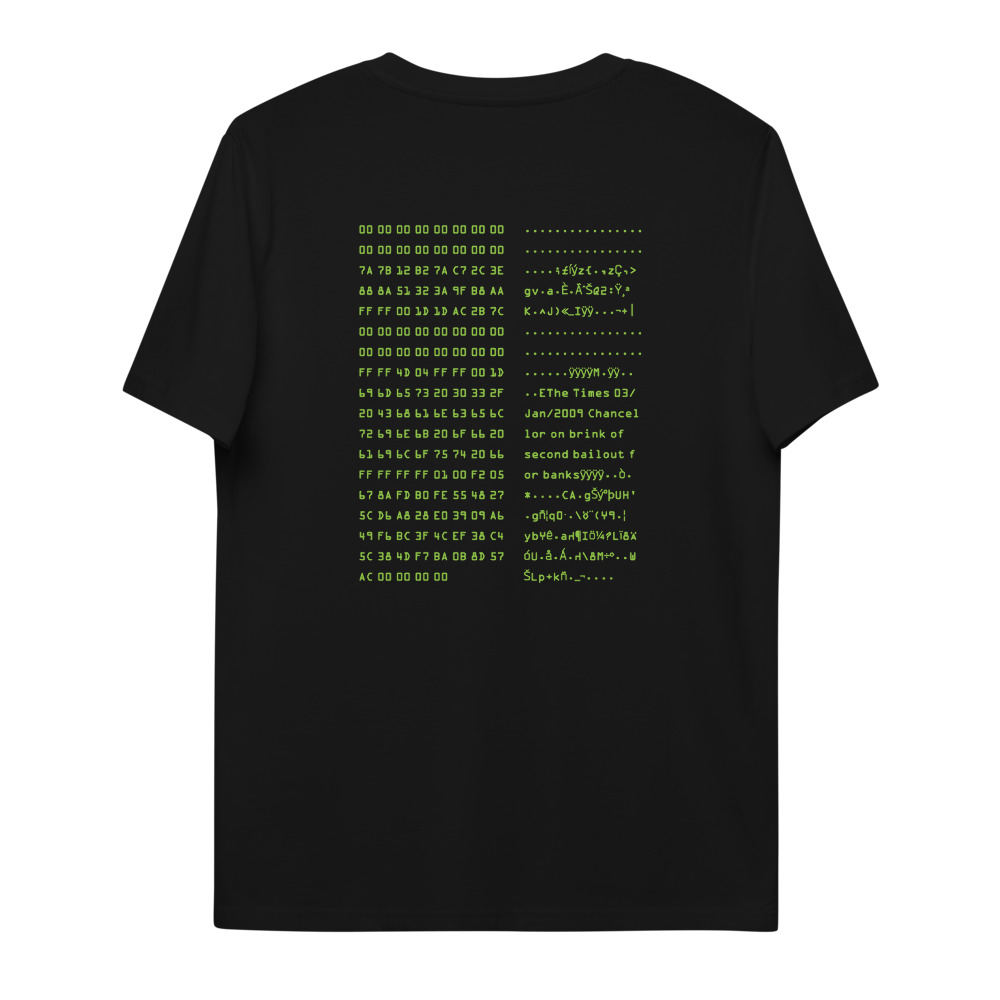 Camiseta Eco - Genesis block