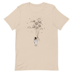 Camiseta unisex - Astronauta romántico