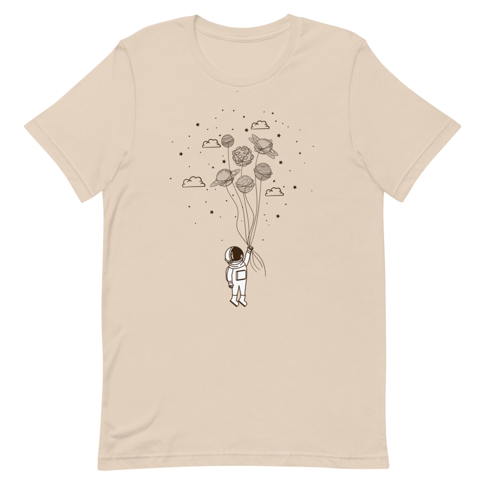 Camiseta unisex - Astronauta romántico