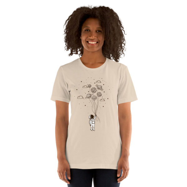 Camiseta unisex - Astronauta romántico