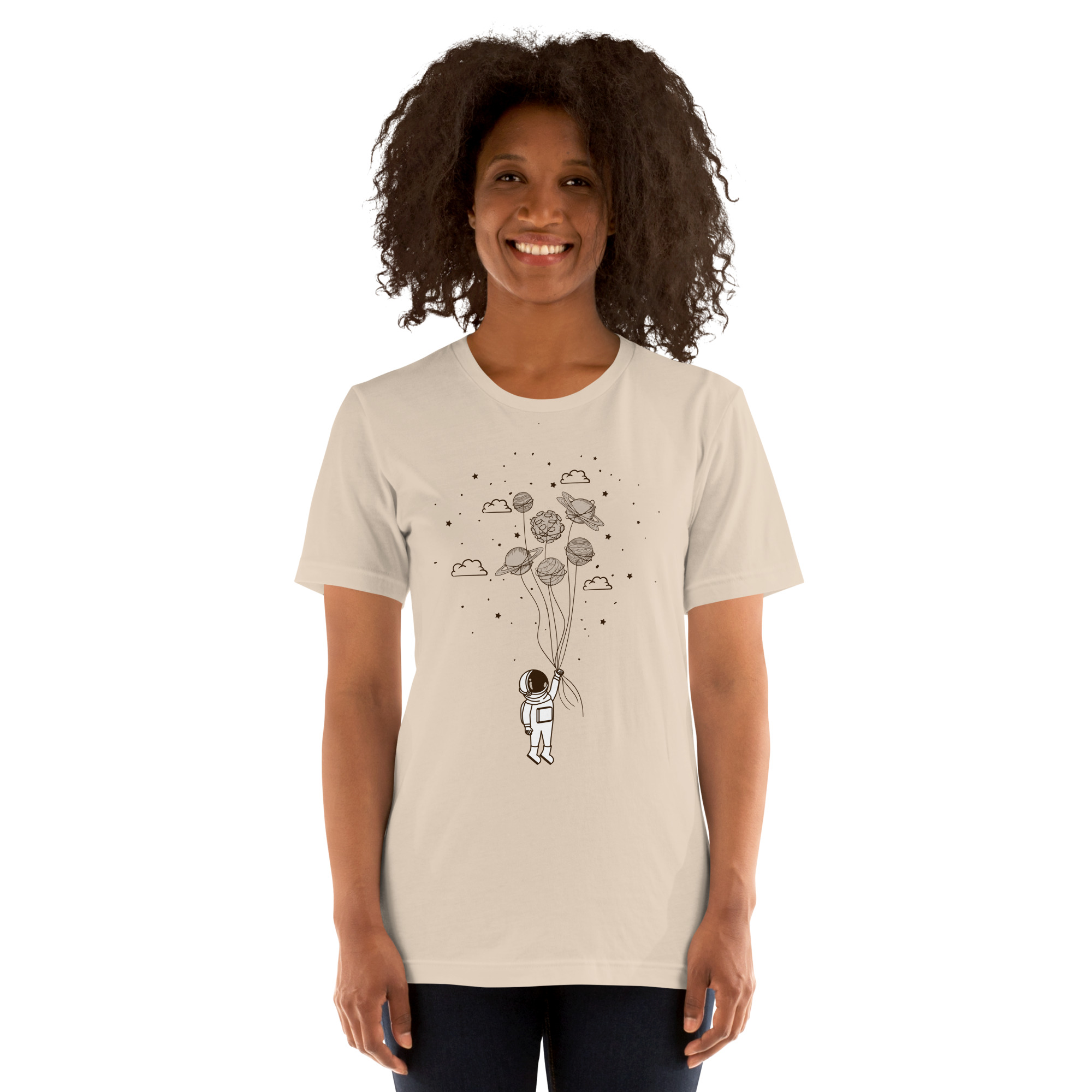 Camiseta unisex - Astronauta romántico