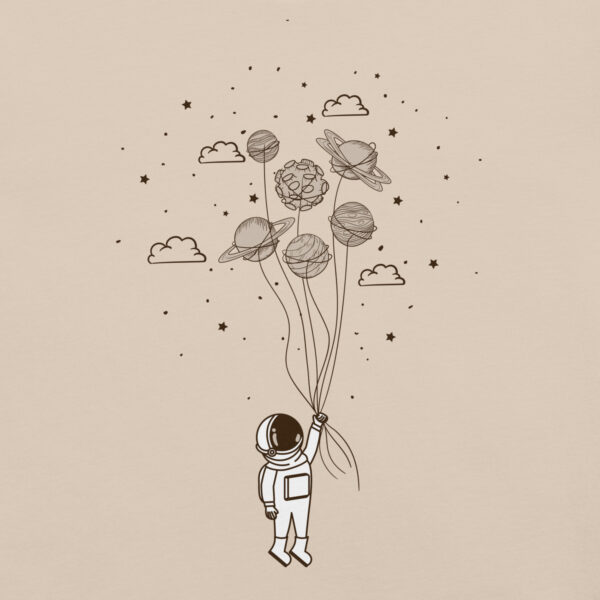 Camiseta unisex - Astronauta romántico