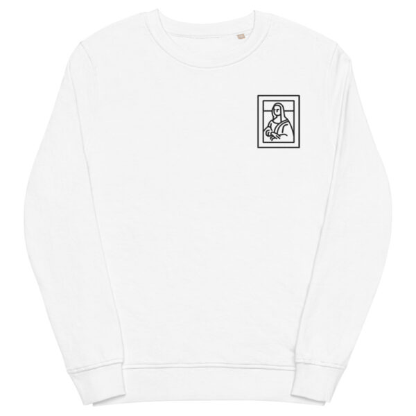 Sudadera orgánica (Bordado) – Mona Lisa