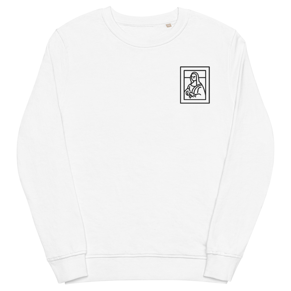 Sudadera orgánica (Bordado) – Mona Lisa