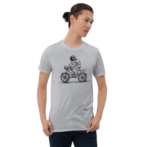 Camiseta - Astronauta en una bicicleta