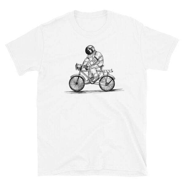 Camiseta - Astronauta en una bicicleta