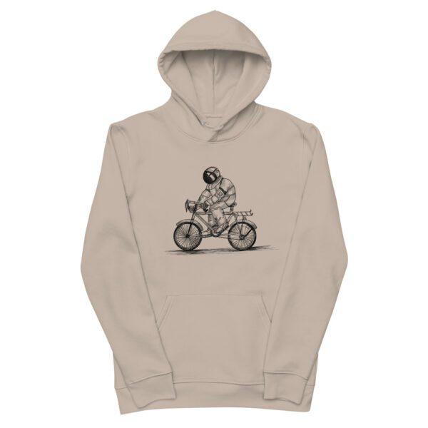 Sudadera eco unisex - Astronauta en una bicicleta