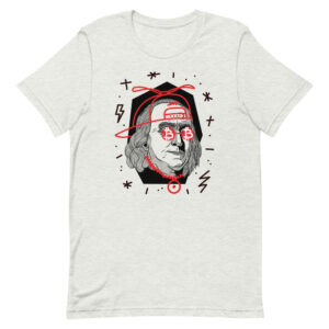 Camiseta - Benjamin Franklin and Bitcoin