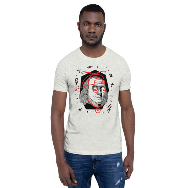 Camiseta - Benjamin Franklin and Bitcoin