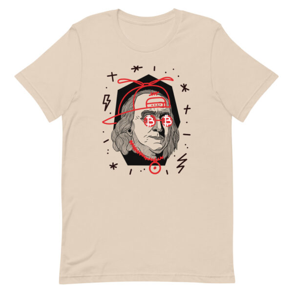 Camiseta - Benjamin Franklin and Bitcoin