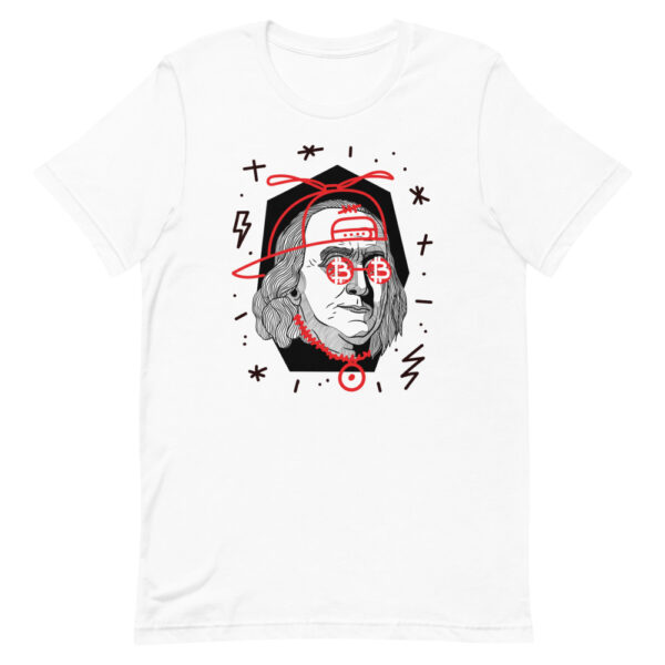 Camiseta - Benjamin Franklin and Bitcoin
