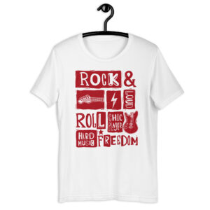 Camiseta unisex - Rock and Roll