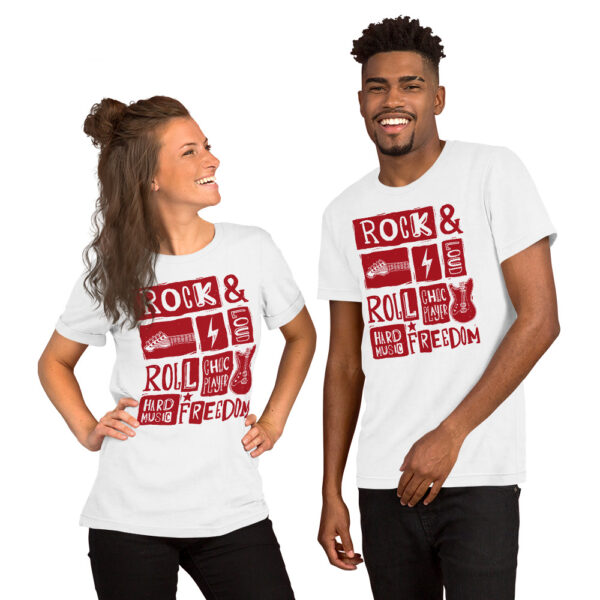 Camiseta unisex - Rock and Roll