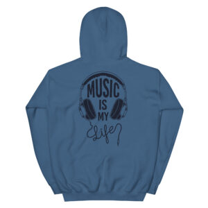 Sudadera con capucha unisex - Music is my life