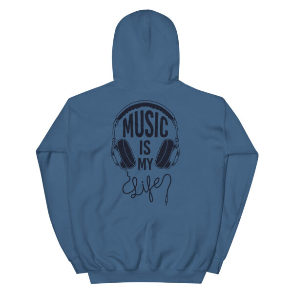 Sudadera con capucha unisex - Music is my life