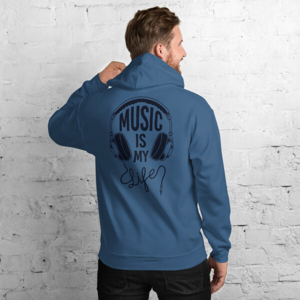 Sudadera con capucha unisex - Music is my life