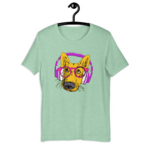 Camiseta - A german shepherd in the style of pop