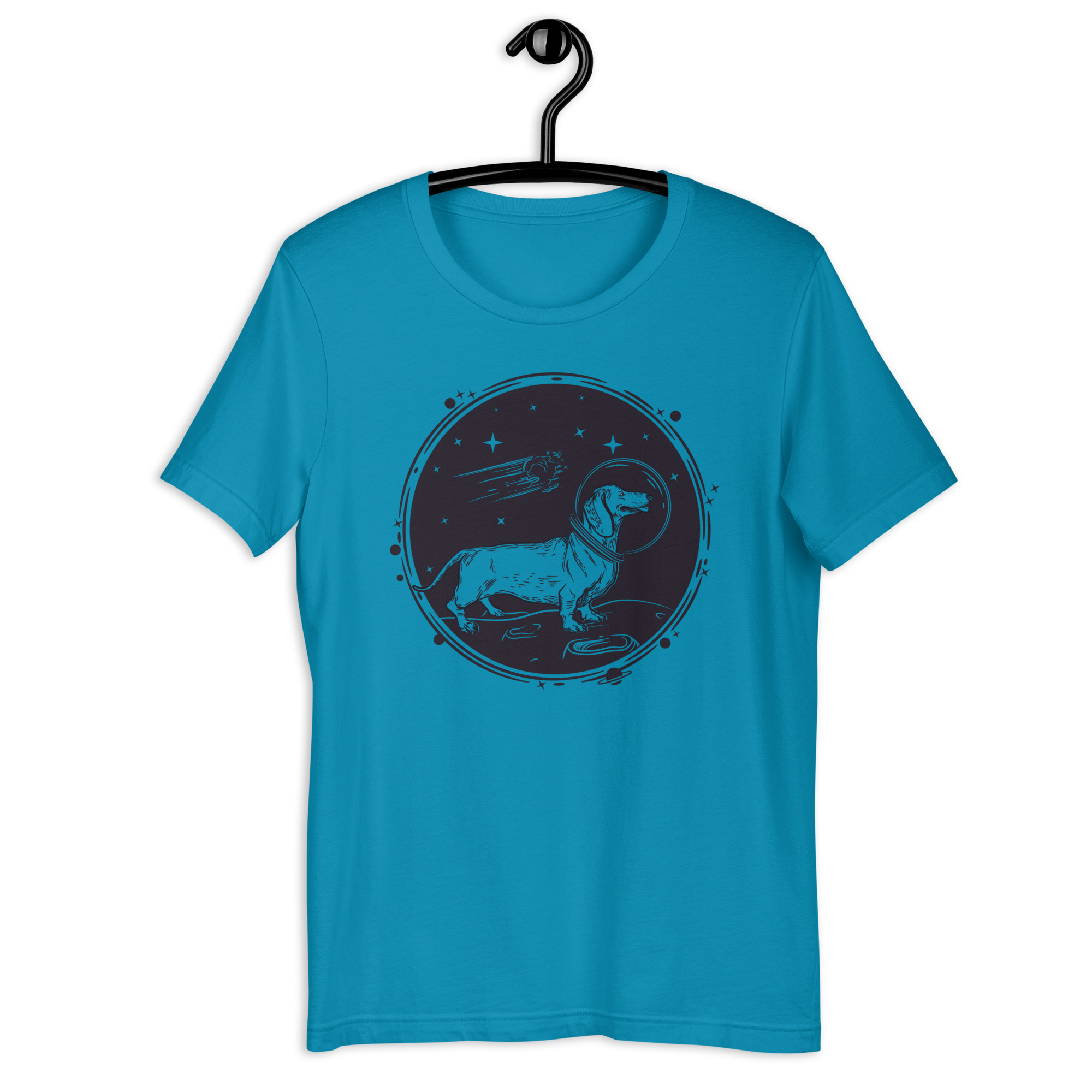 Camiseta - Perro salchicha en el casco de un astronauta