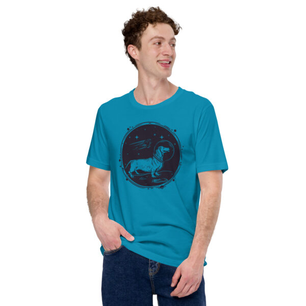 Camiseta - Perro salchicha en el casco de un astronauta