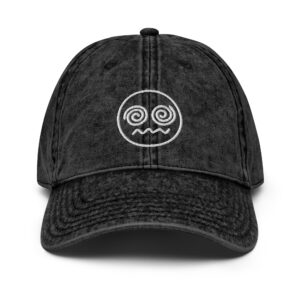 Gorra sarga algodón vintage - Sonrisa loca