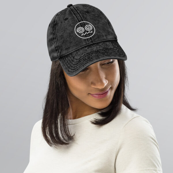 Gorra sarga algodón vintage - Sonrisa loca