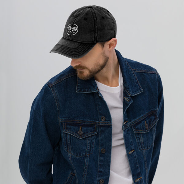 Gorra sarga algodón vintage - Sonrisa loca