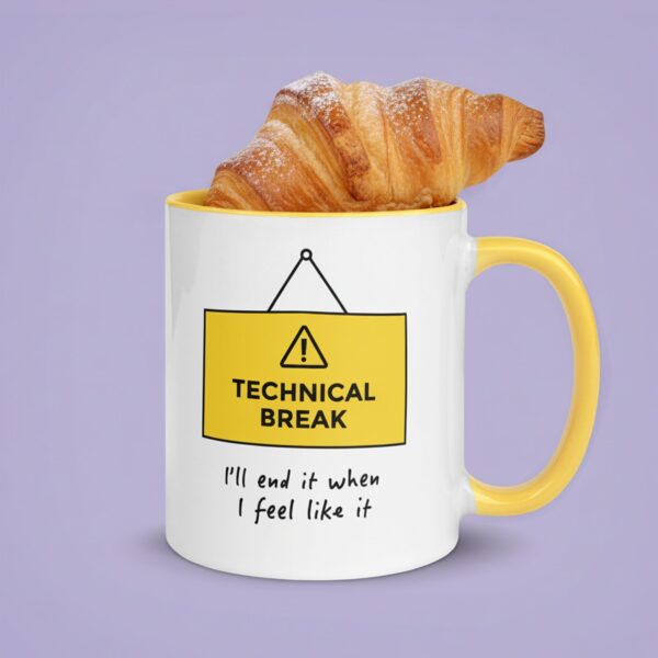 Taza color interior - Technical break