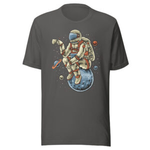 Camiseta - Astronauta y cafe