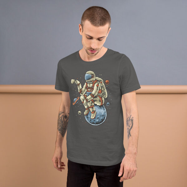 Camiseta - Astronauta y cafe