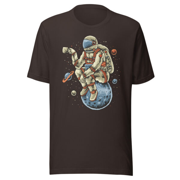 Camiseta - Astronauta y cafe