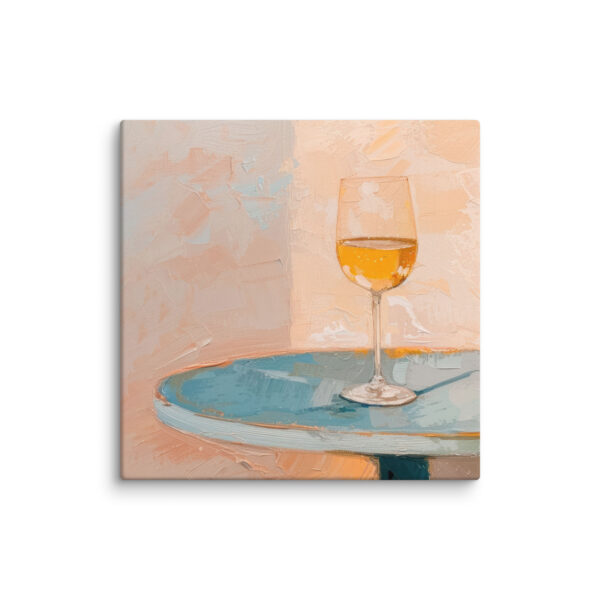 Lienzo - Vino copa arte