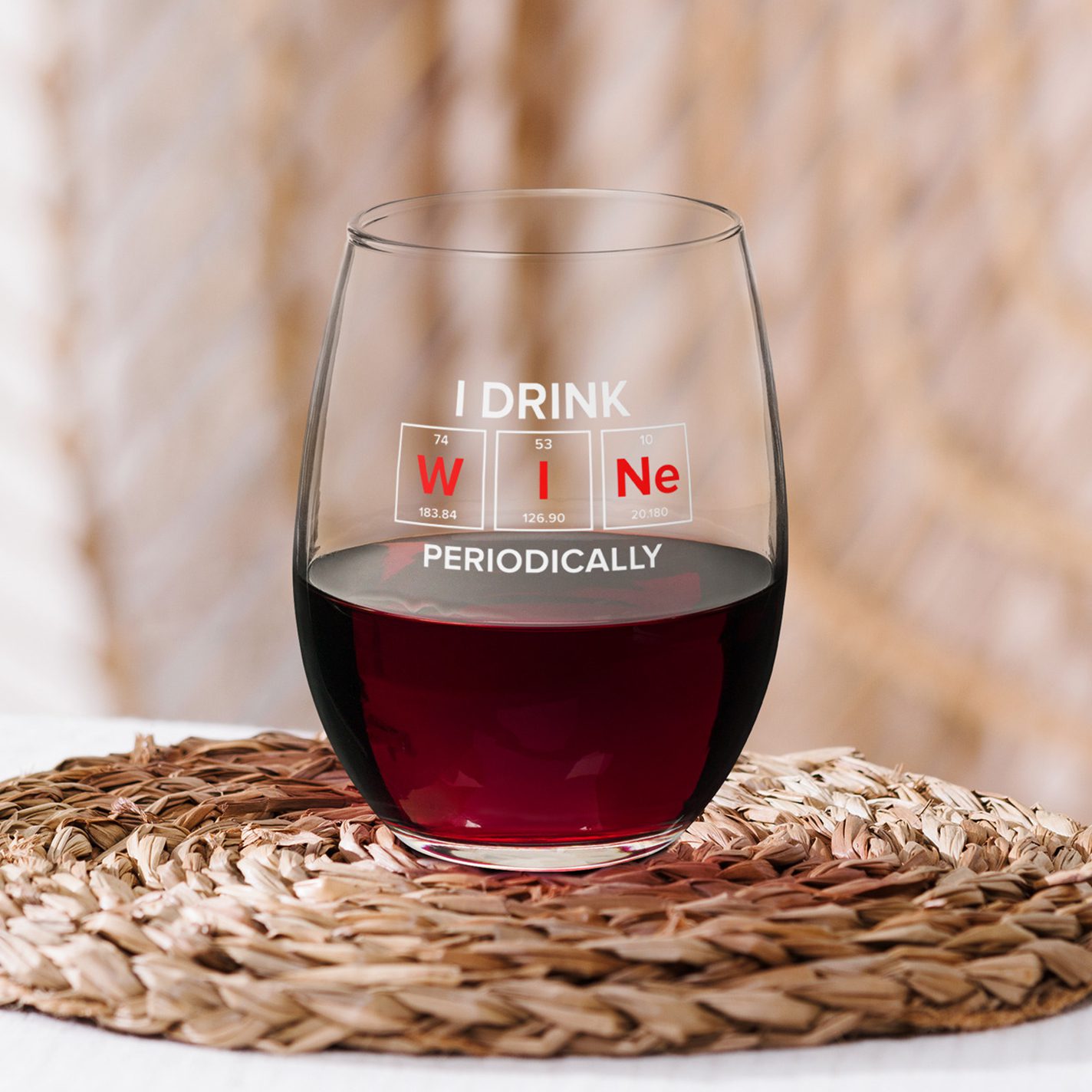 Copa de vino sin pie - I drink wine periodically