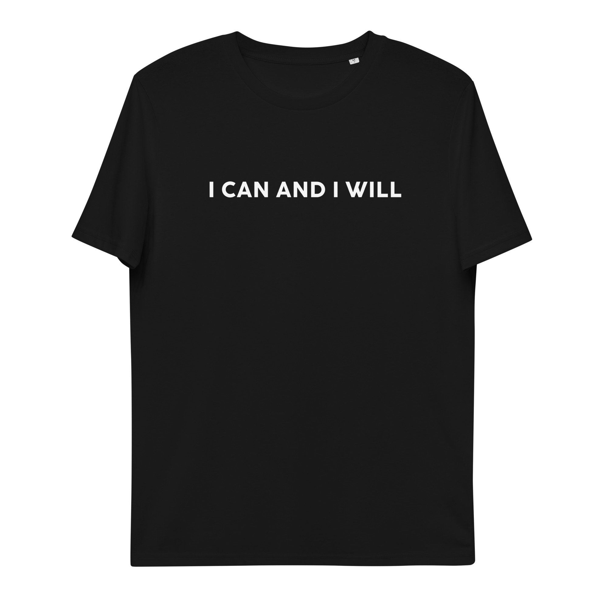 Camiseta de algodón orgánico unisex - I can and I will