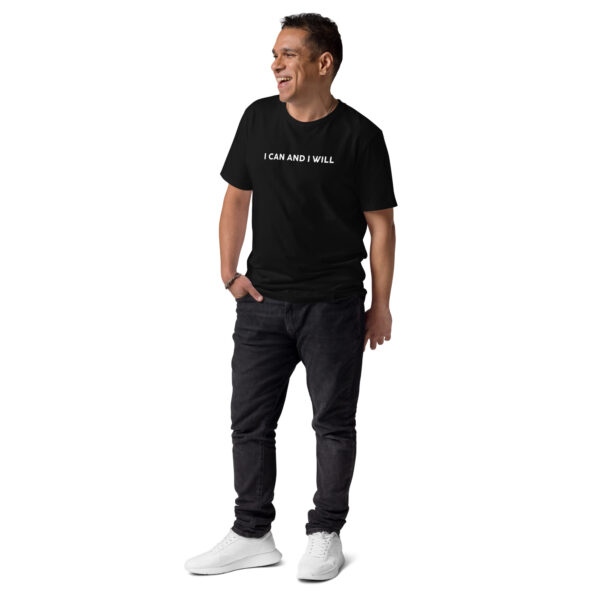 Camiseta de algodón orgánico unisex - I can and I will