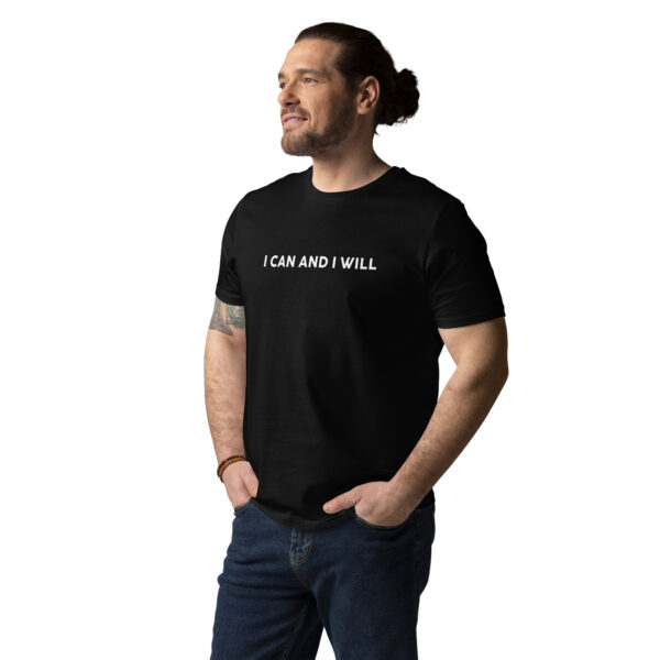 Camiseta de algodón orgánico unisex - I can and I will