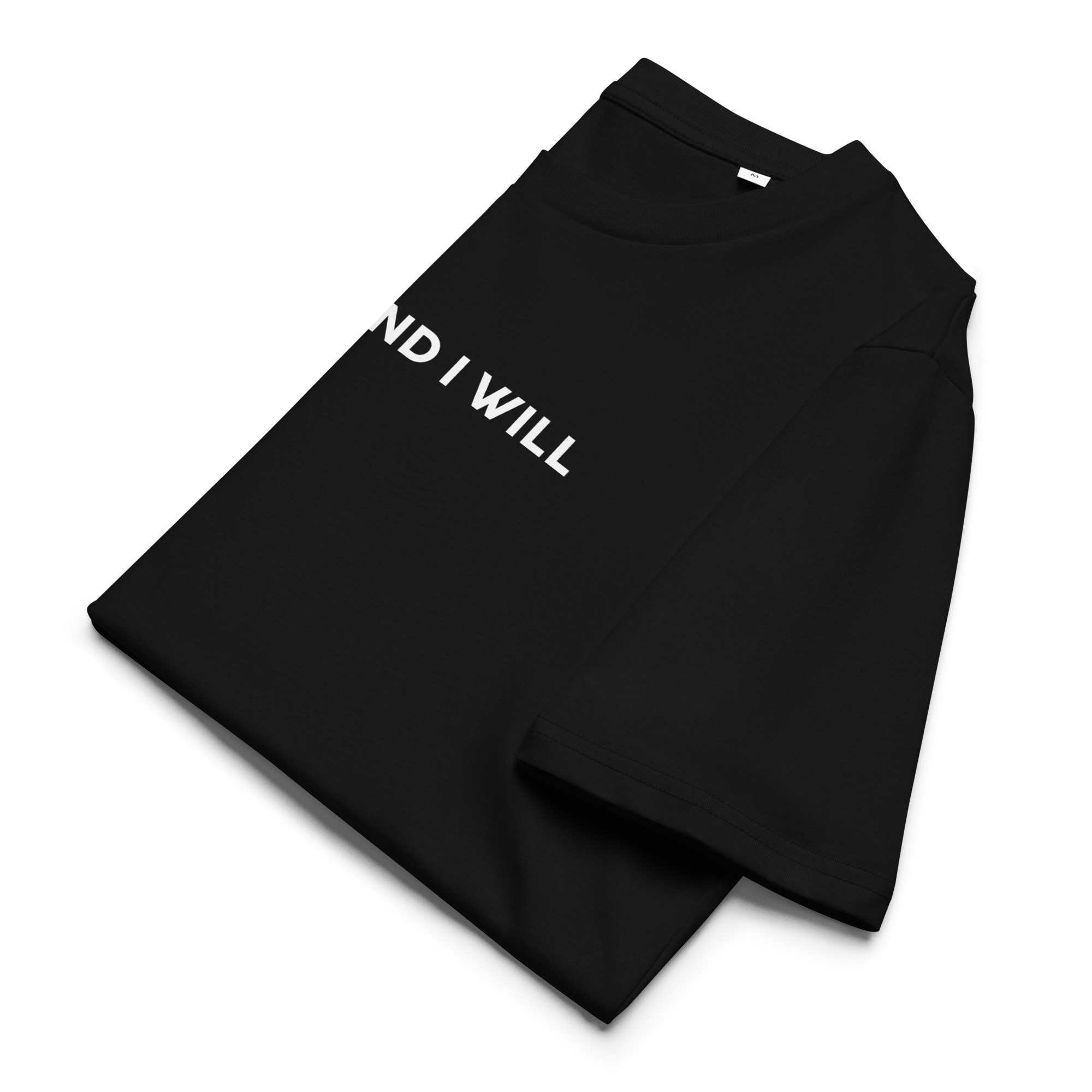 Camiseta de algodón orgánico unisex - I can and I will