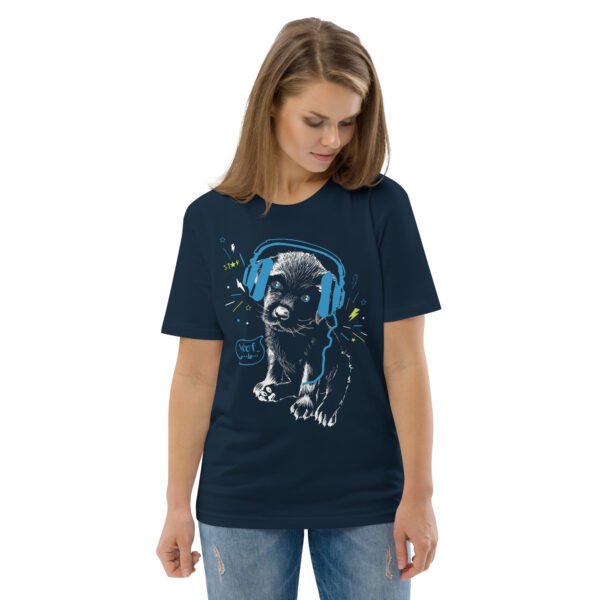 Camiseta de algodón orgánico - Cute labrador puppy