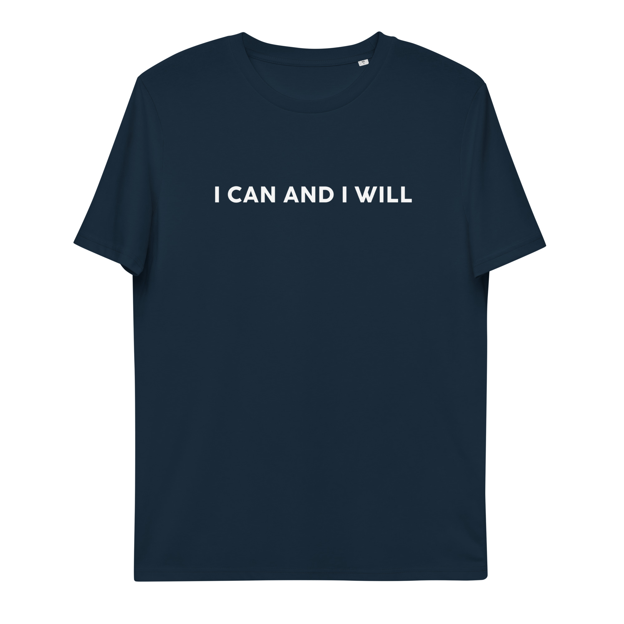 Camiseta de algodón orgánico unisex - I can and I will