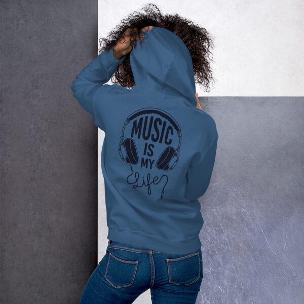 Sudadera con capucha unisex - Music is my life