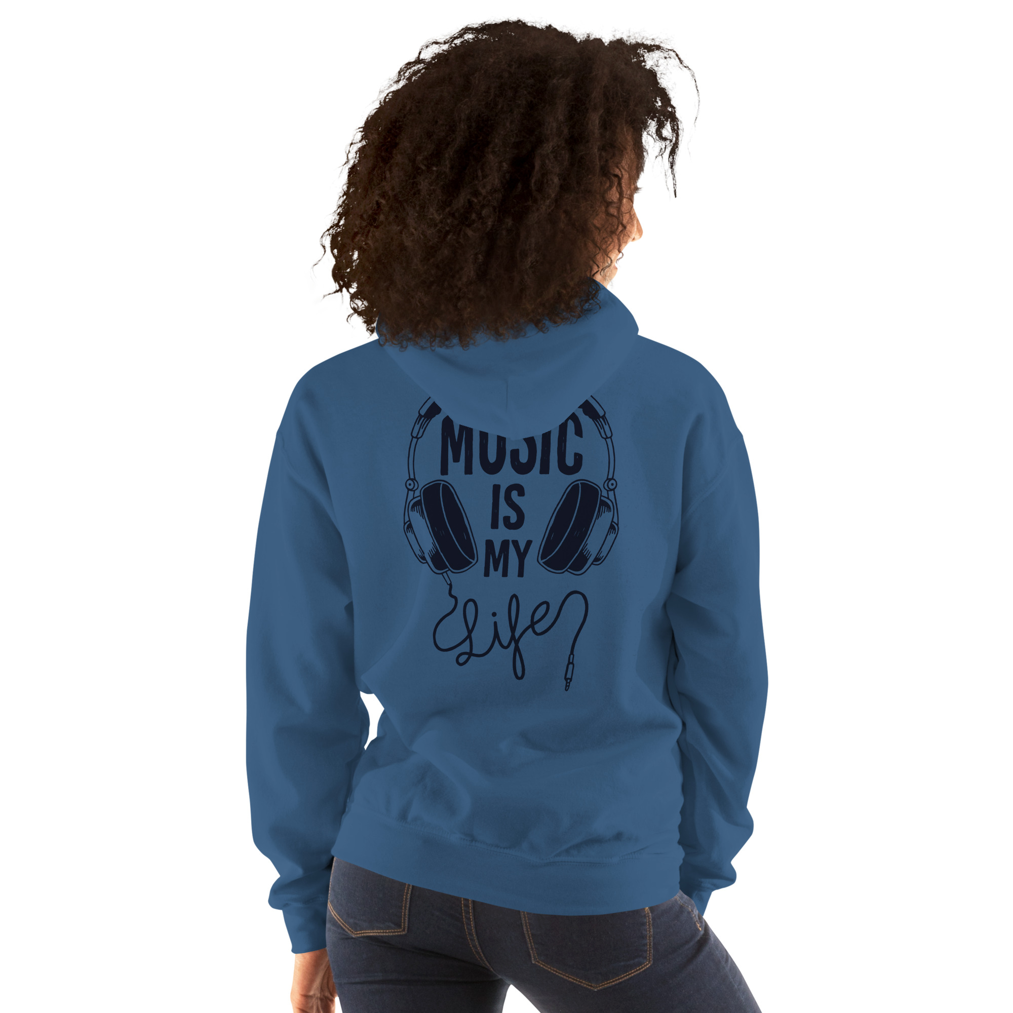 Sudadera con capucha unisex - Music is my life
