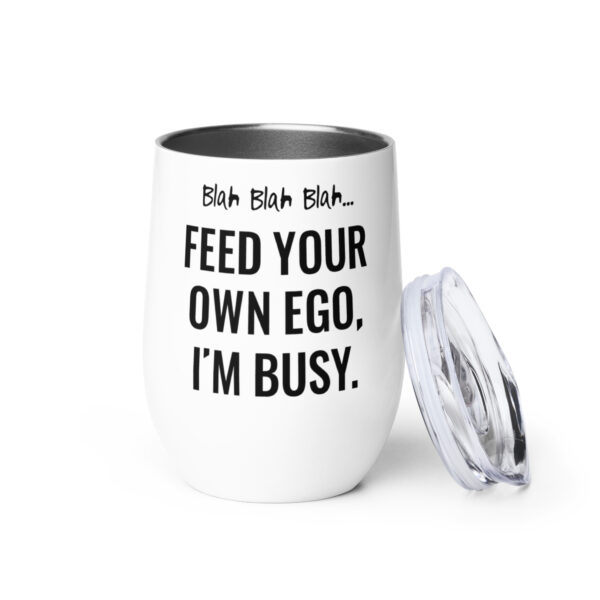 Vaso de vino - I'm busy