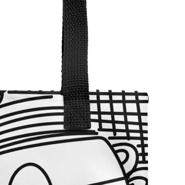 Bolsa de tela - Caras abstractas
