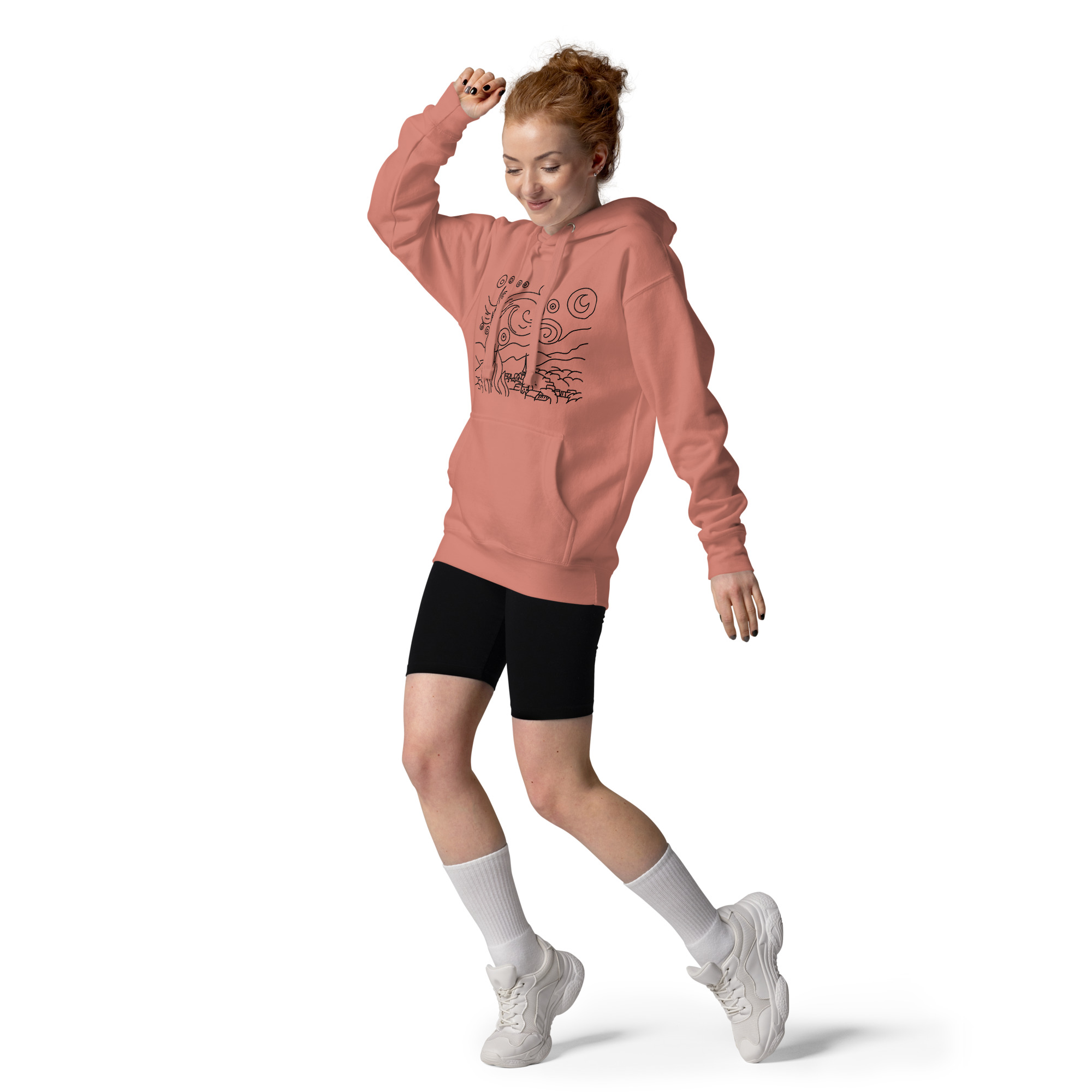 Sudadera con capucha - La noche estrellada