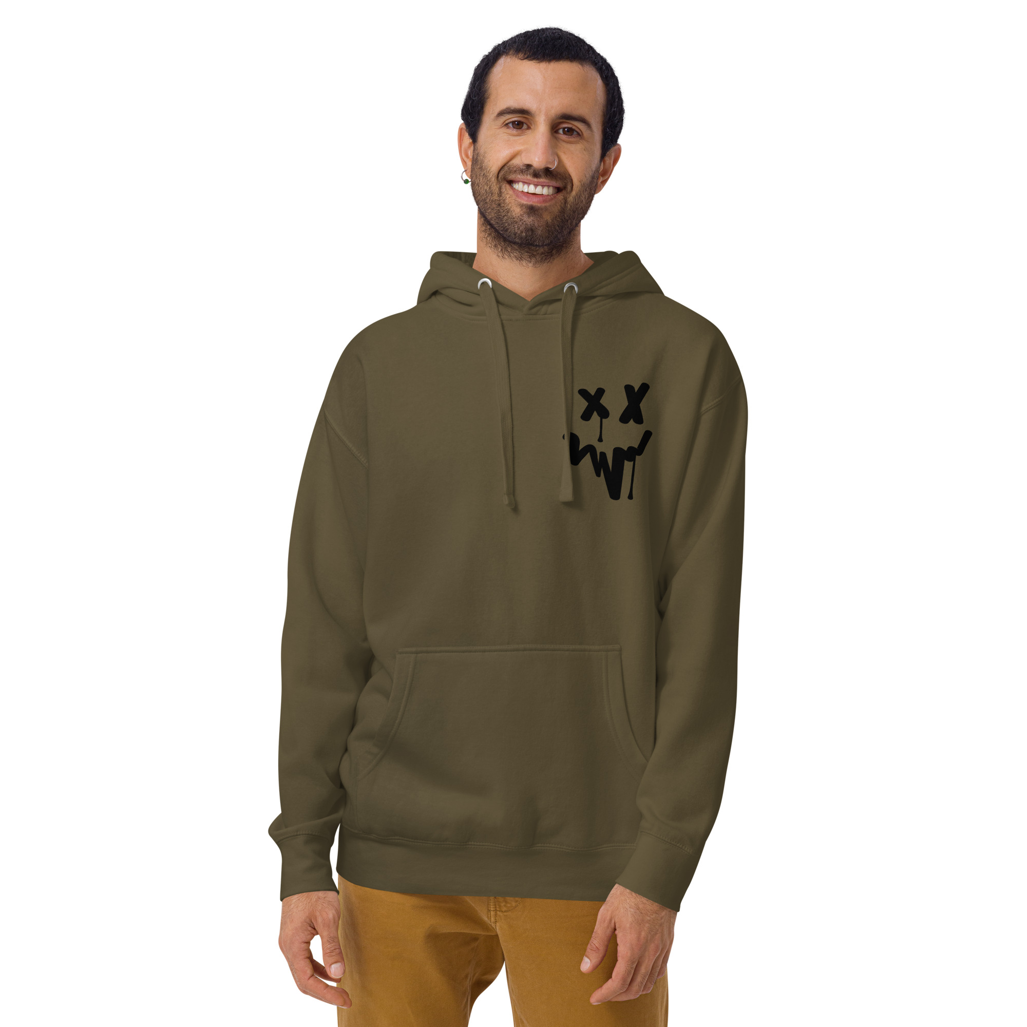 Sudadera con capucha - smile graffiti